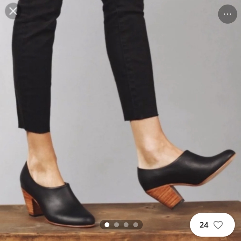 Nisolo Austin Heeled Booties, Black Size 7